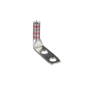 zapata de compresión lcc8 14af l a 90° grados para cal. 8 awg, barreno para tornillo prisionero de 1/4, 1 pz