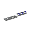 terminal doble ojillo 1/4" para cable 6 awg (16mm entre orificios). 50 piezas