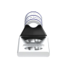 terminal doble ojillo 1/4" para cable 6 awg (16mm entre orificios). 50 piezas