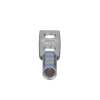 zapata de compresión lcd6 14a l para cal. 6 awg, doble barreno para tornillo prisionero de 1/4, espaciado de orificio 16mm, 1 pz