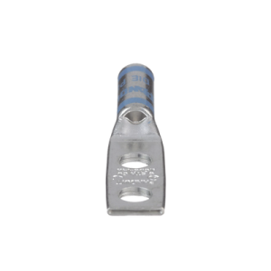 zapata de compresión lcd6 14a l para cal. 6 awg, doble barreno para tornillo prisionero de 1/4, espaciado de orificio 16mm, 1 pz