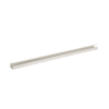 canaleta ld10 de pvc rígido, con cinta adhesiva para instalación sin herramientas, de 38.4 x 24 x 1828.8 mm, color blanco mate