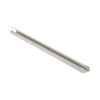 canaleta ld10 de pvc rígido, con cinta adhesiva para instalación sin herramientas, de 38.4 x 24 x 1828.8 mm, color blanco mate