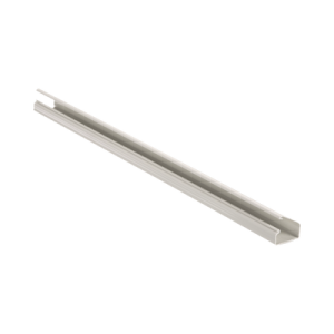 canaleta ld10 de pvc rígido, con cinta adhesiva para instalación sin herramientas, de 38.4 x 24 x 1828.8 mm, color blanco mate