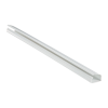 canaleta ld10 de pvc rígido, con cinta adhesiva para instalación sin herramientas, de 38.4 x 24 x 1828.8 mm, color blanco