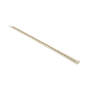 canaleta ld3 de pvc rígido, con cinta adhesiva para instalación sin herramientas, 19.6 x 11.2 x 1828.8 mm, color blanco mate
