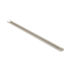 canaleta ld5 de pvc rígido, con cinta adhesiva para instalación sin herramientas, 26 x 15 x 1828.8 mm, color blanco mate