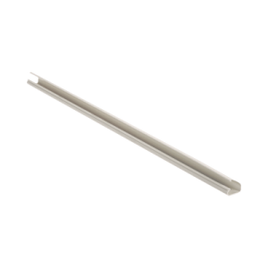 canaleta ld5 de pvc rígido, con cinta adhesiva para instalación sin herramientas, 26 x 15 x 1828.8 mm, color blanco mate