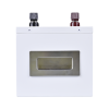 batería de litio lifepo4 12.8vcc, 100ah, 1.28kwh, pantalla lcd para monitoreo local, carcasa metálica