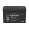 batería de litio lifepo4 ciclo profundo 12.8vcc, 120 ah, 1.53kwh, para exterior, libre de mantenimiento