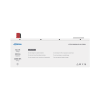 batería de litio lifeo4 12.8vcc, 200ah, 2.56kwh, pantalla lcd para monitoreo local, carcasa metálica
