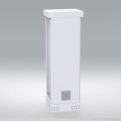 gabinete para piso, capacidad, 31 unidades de rack, doble puerta y postes frontales e intermedios ajustables, color blanco, se envía el gabinete armado. gabinete para piso, capacidad, 31 unidades de rack, doble puerta y postes frontales e intermedios ajustables, color blanco, se envía el gabinete armado.
