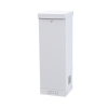 gabinete para piso, capacidad, 31 unidades de rack, doble puerta y postes frontales e intermedios ajustables, color blanco, se envía el gabinete armado.