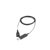jabra link 230 adaptador usb a qd, para diademas biz1500, biz2300 y biz2400 (230 09)