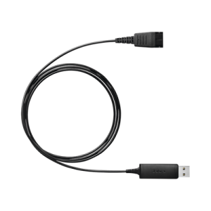 jabra link 230 adaptador usb a qd, para diademas biz1500, biz2300 y biz2400 (230 09)