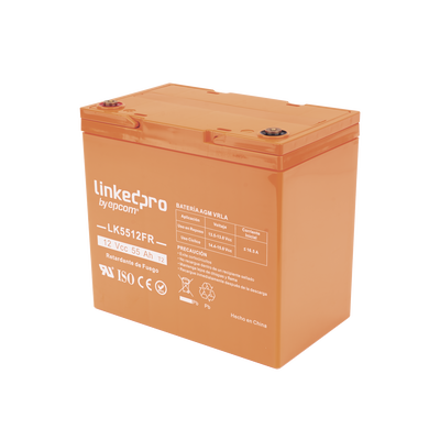 batería 12 v / 55 ah / ul / tecnología agm vrla / vida útil promedio de 5 años / retardo a la flama / para uso en equipo electrónico, alarmas de intrusión / incendio/ control de acceso / video vigilancia / termina batería 12 v / 55 ah / ul / tecnología agm vrla / vida útil promedio de 5 años / retardo a la flama / para uso en equipo electrónico, alarmas de intrusión / incendio/ control de acceso / video vigilancia / termina