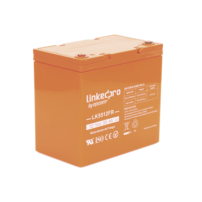 batería 12 v / 55 ah / ul / tecnología agm vrla / vida útil promedio de 5 años / retardo a la flama / para uso en equipo electrónico, alarmas de intrusión / incendio/ control de acceso / video vigilancia / termina batería 12 v / 55 ah / ul / tecnología agm vrla / vida útil promedio de 5 años / retardo a la flama / para uso en equipo electrónico, alarmas de intrusión / incendio/ control de acceso / video vigilancia / termina