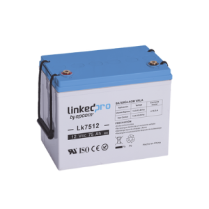 batería 12 vcc / 75 ah / ul / tecnología agm vrla / vida útil promedio de 5 años / para uso en equipo electrónico / sistemas de emergencia y aplicaciones fotovoltaicas terminales t3