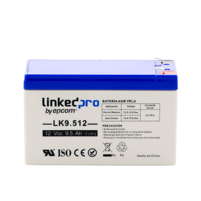 batería 12 v / 9.5 ah / ul / tecnología agm / vida útil promedio 5 años / para uso en equipo electrónico, alarmas de intrusión / incendio/ control de acceso / video vigilancia / terminales f1 ( incluye adaptador f batería 12 v / 9.5 ah / ul / tecnología agm / vida útil promedio 5 años / para uso en equipo electrónico, alarmas de intrusión / incendio/ control de acceso / video vigilancia / terminales f1 ( incluye adaptador f
