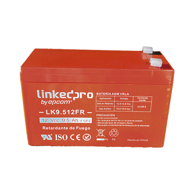 batería 12 v / 9.5 ah / ul / tecnología agm vrla / vida útil promedio de 5 años / retardante a la flama / uso en equipo electrónico, alarmas de intrusión / incendio/ control de acceso / video vigilancia / termina batería 12 v / 9.5 ah / ul / tecnología agm vrla / vida útil promedio de 5 años / retardante a la flama / uso en equipo electrónico, alarmas de intrusión / incendio/ control de acceso / video vigilancia / termina