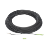 rollo de fibra Óptica drop redonda g657a2 monomodo simplex de 100 metros con conectores sc/apc sc/apc para instalaciones aéreas, subterráneas o a la intemperie