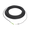 rollo de fibra Óptica drop redonda g657a2 monomodo simplex de 100 metros con conectores sc/apc sc/apc para instalaciones aéreas, subterráneas o a la intemperie