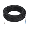 rollo de fibra Óptica drop redonda g657a2 monomodo simplex de 150 metros con conectores sc/upc sc/upc para instalaciones aéreas, subterráneas o a la intemperie