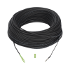 rollo de fibra Óptica drop redonda g657a2 monomodo simplex de 200 metros con conectores sc/apc sc/apc para instalaciones aéreas, subterráneas o a la intemperie