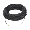 rollo de fibra Óptica drop redonda g657a2 monomodo simplex de 200 metros con conectores sc/apc sc/apc para instalaciones aéreas, subterráneas o a la intemperie
