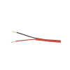 alambre de alarma contra incendios bobina de 305 metros: 2 x 16 awg, rojo, tipo fplr, (ul) ft4, ideal para sistemas de detección y evacuación de incendios