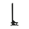 rack móvil de acero de 2 postes, 45 ur, incluye 4 ruedas uso rudo.