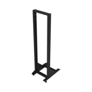 rack móvil de acero de 2 postes, 45 ur, incluye 4 ruedas uso rudo.