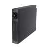 ups de 3000va/2700w / topología on line doble conversión con baterías internas / entrada y salida de 120 vca / pantalla lcd configurable / formato rack o torre / 8 salidas