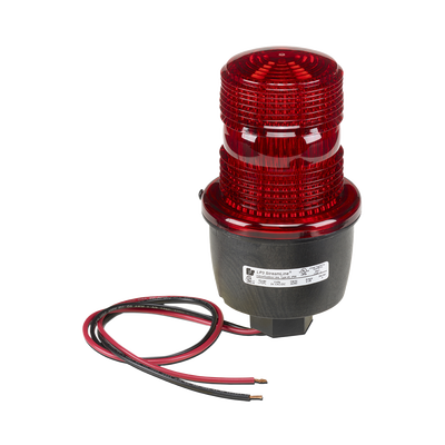 luz de advertencia led serie streamline, 24 vcc, montaje en tubo, rojo luz de advertencia led serie streamline, 24 vcc, montaje en tubo, rojo