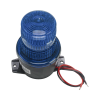 luz de advertencia led serie streamline, 120 vca, montaje tipo t, azul