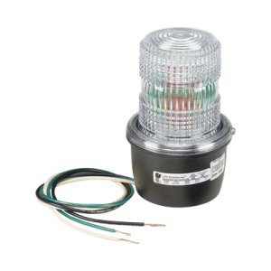 luz de advertencia led serie streamline, 120 vca, montaje tipo t, claro