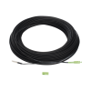 rollo de fibra Óptica drop redonda g657a2 monomodo simplex de 50 metros con conectores sc/apc sc/apc para instalaciones aéreas, subterráneas o a la intemperie