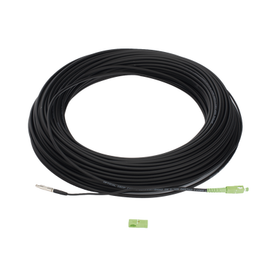 rollo de fibra Óptica drop redonda g657a2 monomodo simplex de 50 metros con conectores sc/apc sc/apc para instalaciones aéreas, subterráneas o a la intemperie rollo de fibra Óptica drop redonda g657a2 monomodo simplex de 50 metros con conectores sc/apc sc/apc para instalaciones aéreas, subterráneas o a la intemperie