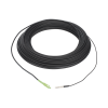 rollo de fibra Óptica drop redonda g657a2 monomodo simplex de 50 metros con conectores sc/apc sc/apc para instalaciones aéreas, subterráneas o a la intemperie