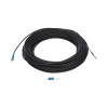 rollo de fibra Óptica drop redonda g657a2 monomodo simplex de 50 metros con conectores sc/upc sc/upc para instalaciones aéreas, subterráneas o a la intemperie