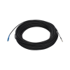 rollo de fibra Óptica drop redonda g657a2 monomodo simplex de 50 metros con conectores sc/upc sc/upc para instalaciones aéreas, subterráneas o a la intemperie