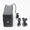 ups 600va/360 w línea interactiva / 6 contactos 5 15r (4 respaldadas) / regulación de voltaje / protección rj45