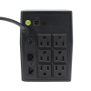 ups 600va/360 w línea interactiva / 6 contactos 5 15r (4 respaldadas) / regulación de voltaje / protección rj45