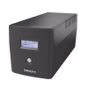 ups 600va/360 w pantalla lcd / línea interactiva 120vca / 6 tomas 5 15r (4 respaldadas) / regulación de voltaje / protección rj45