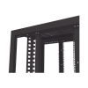 gabinete profesional para telecomunicaciones de 24ur, 600 mm de ancho x 1000 mm de profundidad, se envía el gabinete armado.