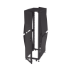 gabinete para telecomunicaciones rack estándar de 19", 42ur, 600 mm ancho x 1000 mm profundidad. fabricado en acero, se envía el gabinete armado.