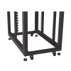 gabinete para telecomunicaciones rack estándar de 19", 42ur, 600 mm ancho x 1000 mm profundidad. fabricado en acero, se envía el gabinete armado.