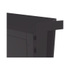 gabinete profesional para telecomunicaciones de 45ur, 1200 mm profundidad, incluye 2 organizadores verticales de 45 unidades de rack, se envía el gabinete armado.