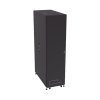 gabinete profesional para telecomunicaciones de 45ur, 1200 mm profundidad, incluye 2 organizadores verticales de 45 unidades de rack, se envía el gabinete armado.