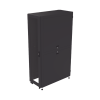 gabinete profesional para telecomunicaciones de 45ur, 1200 mm profundidad, incluye 2 organizadores verticales de 45 unidades de rack, se envía el gabinete armado.